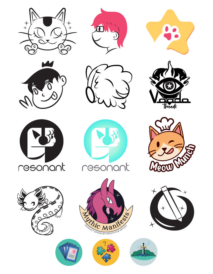 Logos &amp; Icons | 2022 - 2024 | Adobe Illustrator